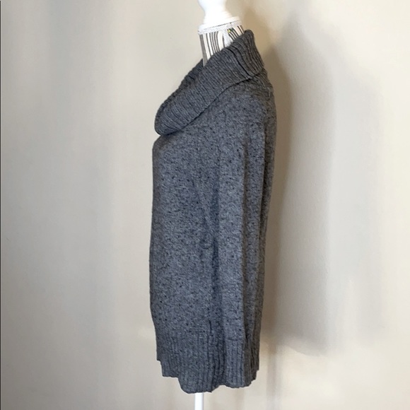 Zara cowl neck sweater gray L - Picture 3 of 11